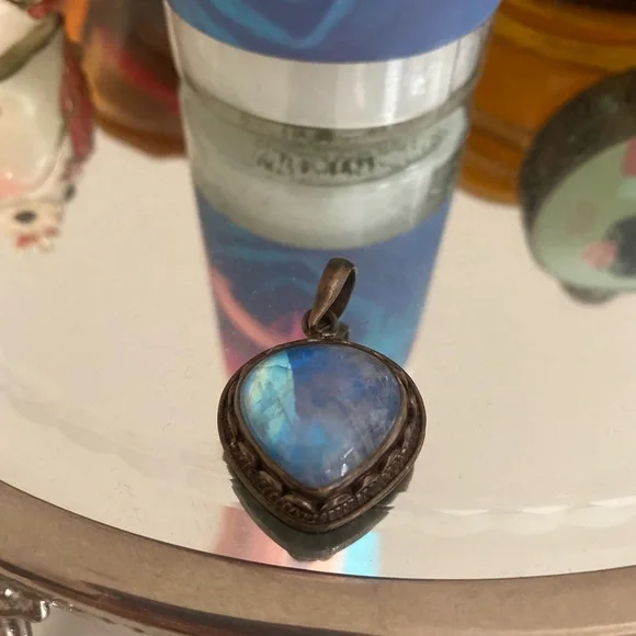 Blue Opal Pendant perfect condition OS - Picture 3 of 3